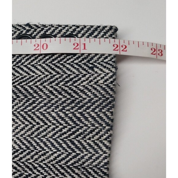 RALPH LAUREN Blazer Black Cream Herringbone Size 8 Silk Linen Blend Academia GUC - Picture 10 of 16